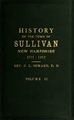 A history of the town of Sullivan, New Hampshire, 1777-1917, Vol II