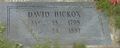 David Hickox ground plakard (FindAGrave)
