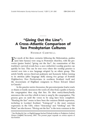 Giving Out the Line - A Cross-Atlantic Comparison of Two Presbyterian Cultures.pdf
