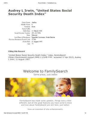 Audrey L Irwin (United States Social Security Death Index).jpg
