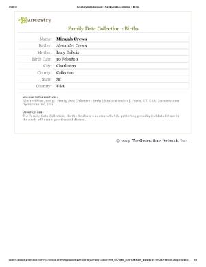 Micajah Crews, Alexander Crews, Lucy Dubois (Family Data Collection - Births )-page-0.jpg