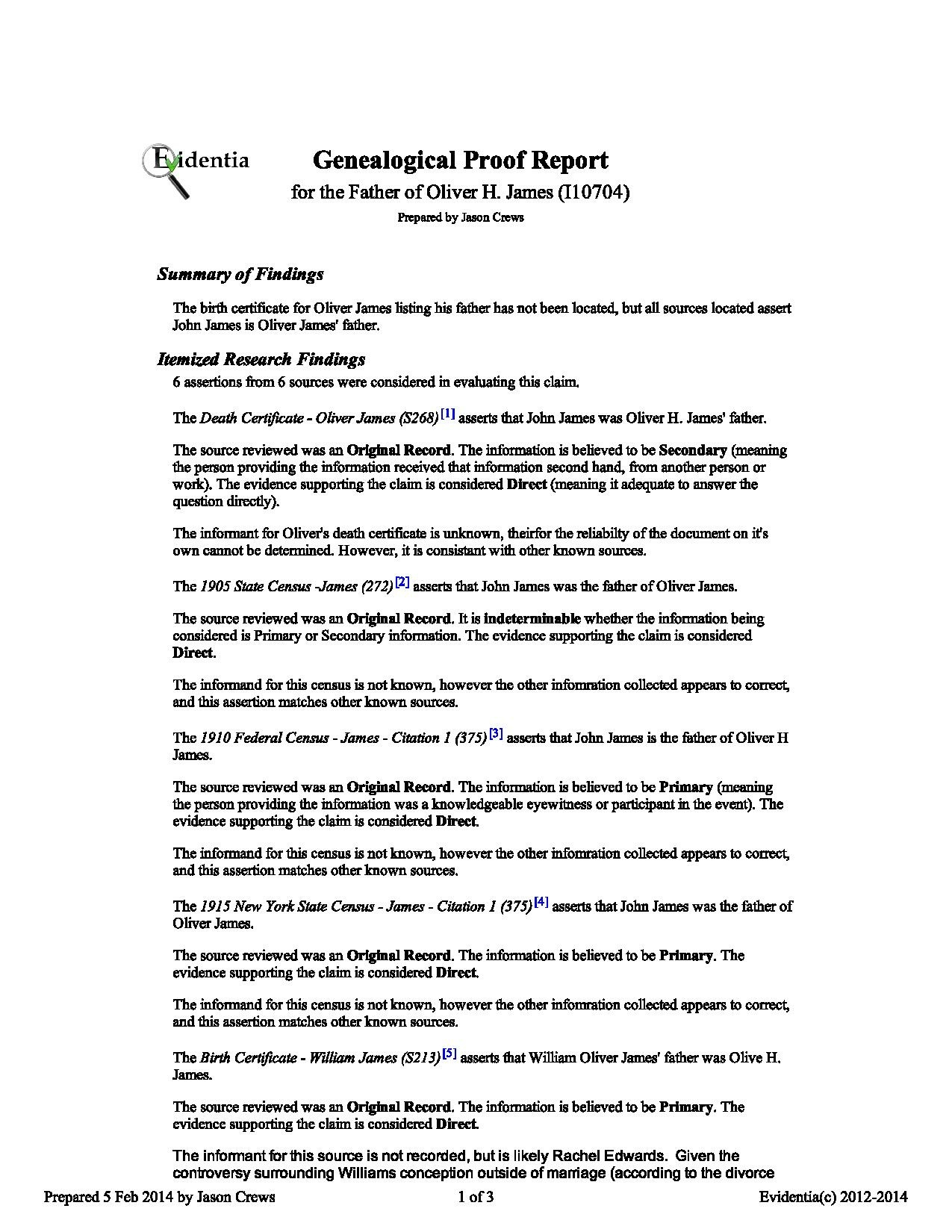 Genealogical Proof Reportfor the Father of Oliver H. James (I10704).pdf