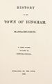 The History of the Town of Hingham, Vol II - Title Page.jpg