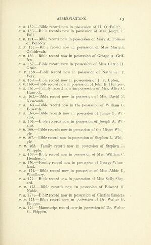Vital records of Salem, Massachusetts, to the end of the year 1849, Volume 1, Births, Page 13.jpg